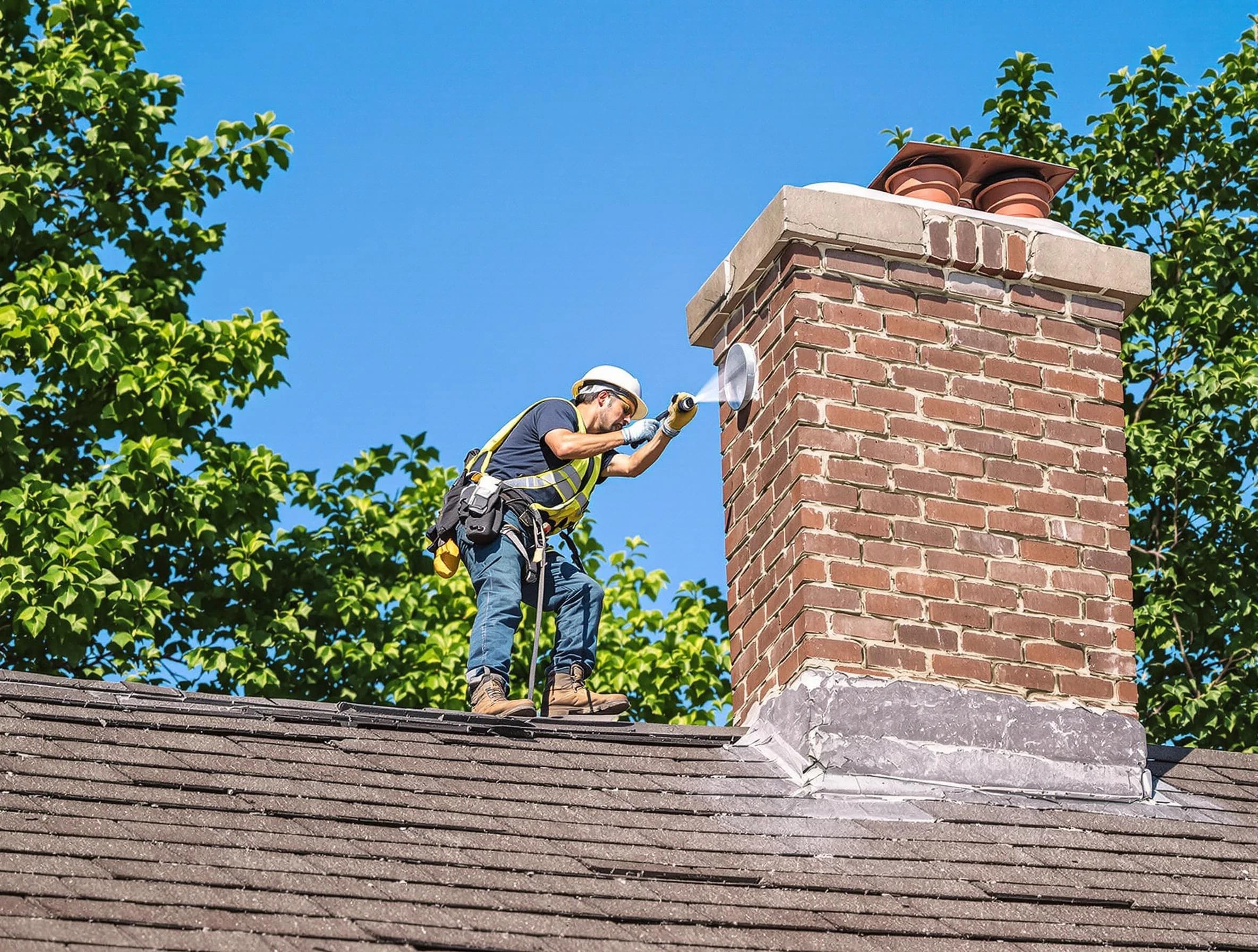 El Cerro Mission Chimney Sweep performing an inspection with advanced tools in El Cerro Mission, NM