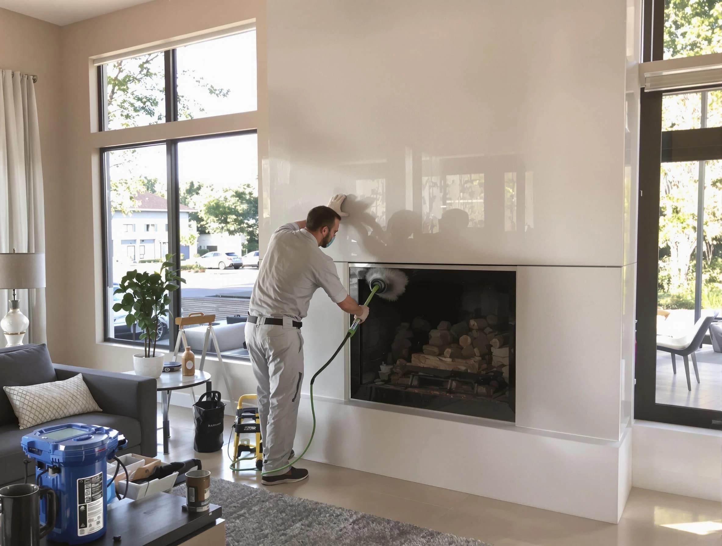 El Cerro Mission Chimney Sweep performing thorough soot removal in El Cerro Mission, NM