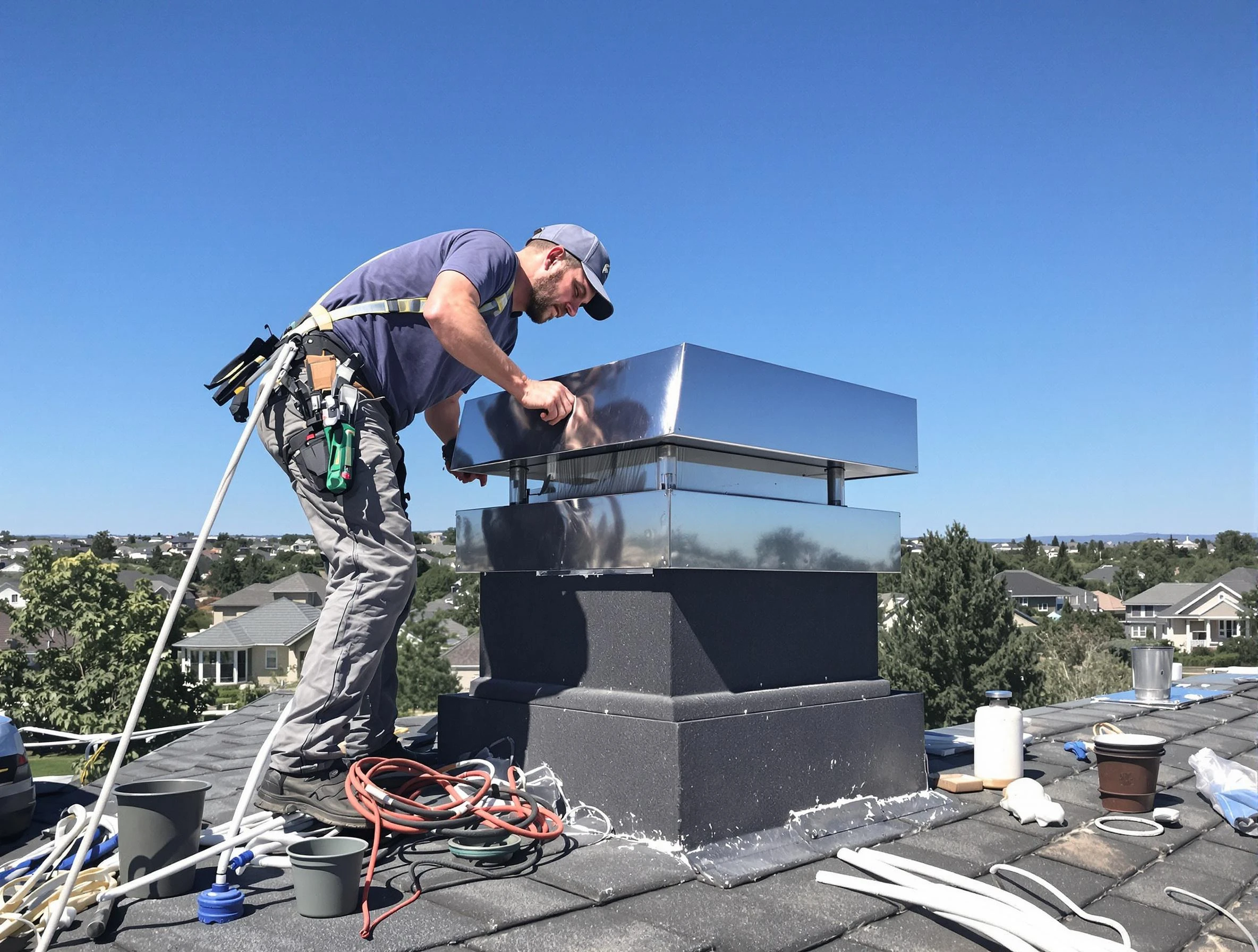 Chimney Cap Services in El Cerro Mission