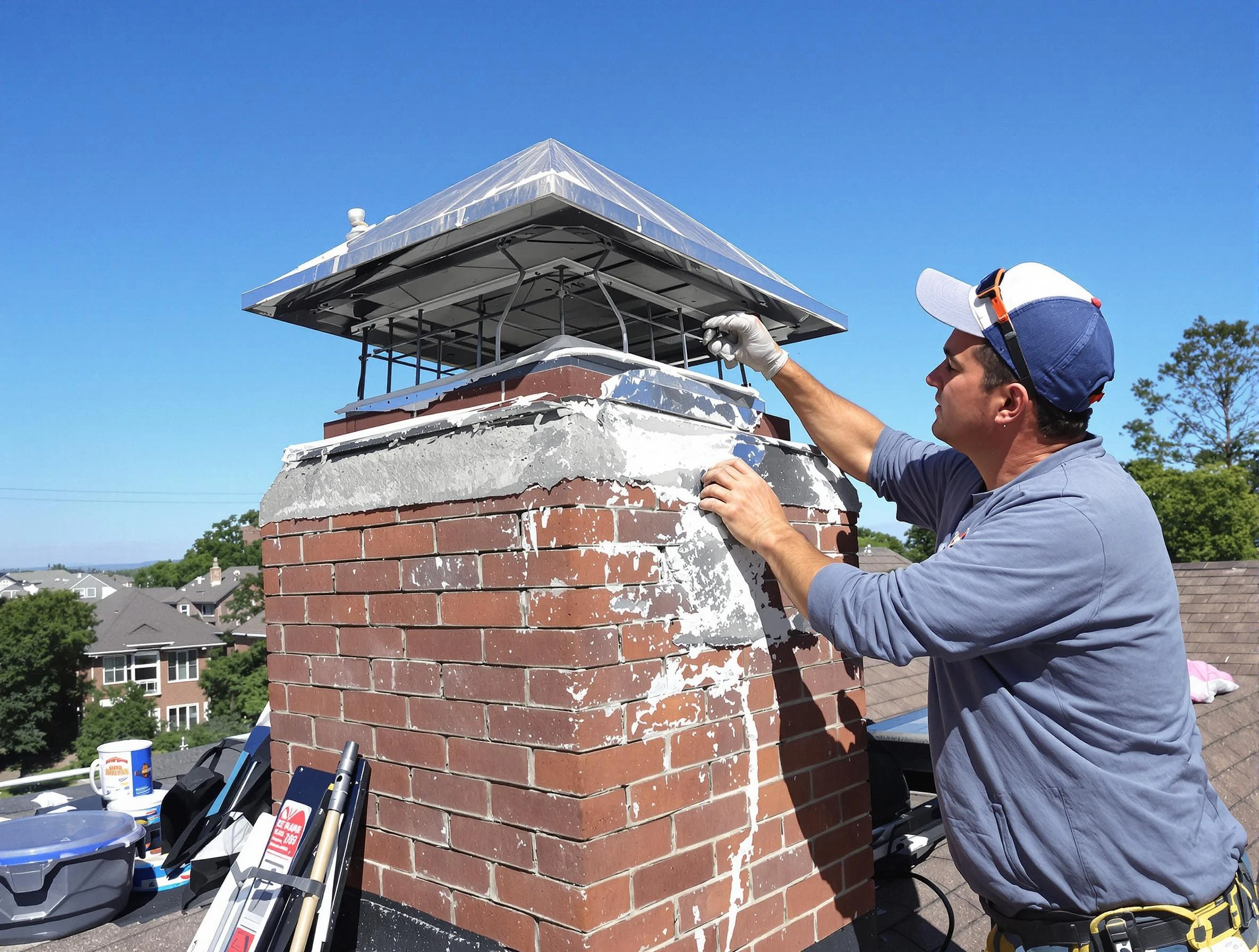 Chimney Crown Services in El Cerro Mission