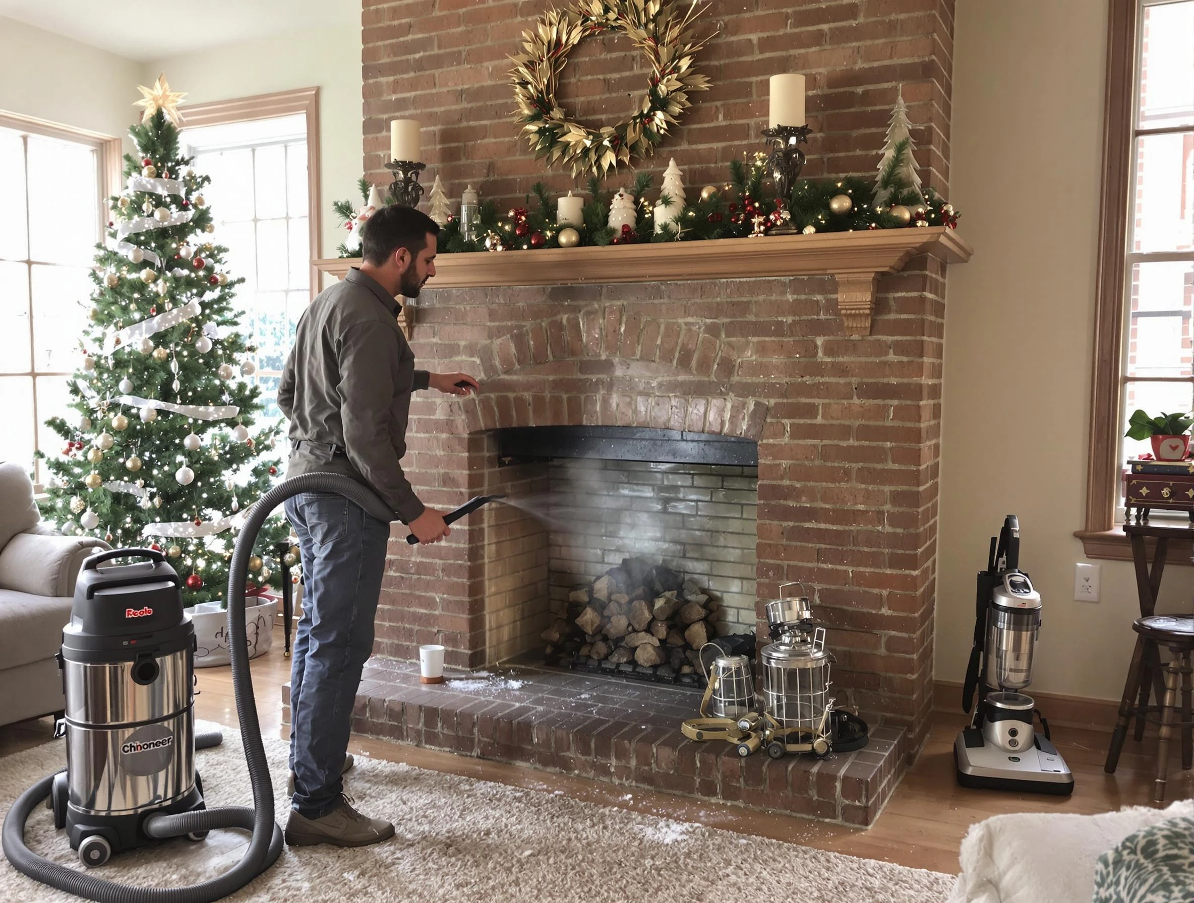 Fireplace Cleaning in El Cerro Mission